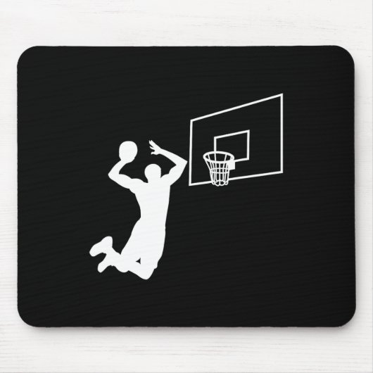 Tapis De Souris Joueur de basket-ball Dunk Baller (Devant)