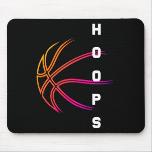 Tapis De Souris Joueur de basket-ball Hoops Retro