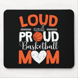 Tapis De Souris Joueur de basket-ball Maman Joueur Hoop Junkie Fêt