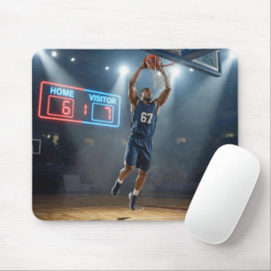 Tapis De Souris Joueur de basket-ball numéro 67 tir en suspension