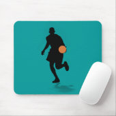 Tapis De Souris Joueur de basket Mousepad (Avec souris)