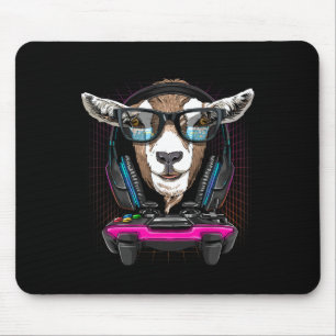 Tapis De Souris Joueur de chèvre Pc Ordinateur Amoureux de jeux vi
