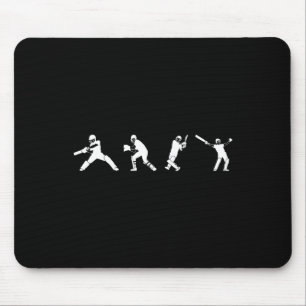 Tapis De Souris Joueur de cricket Sport