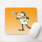 Tapis De Souris Joueur de dards (Avec souris)