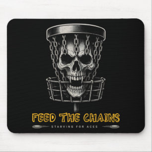 Tapis De Souris Joueur de Disc Golf - Drôle de Nourrir Les Chaînes