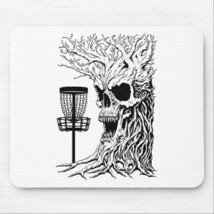 Tapis De Souris Joueur de golf à disque drôle Arbres gardiens stup