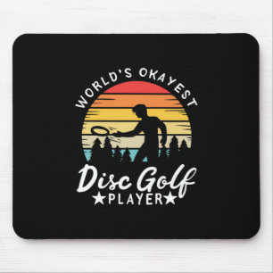 Tapis De Souris Joueur de golf World Okayest Disk