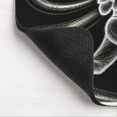 Tapis De Souris Joueur De Neon Baseball Balayant Une Chat (Coin)