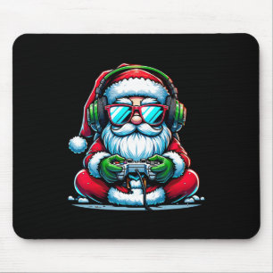 Tapis De Souris Joueur de Noël Jeu Vidéo Garçons Père Noël Noël