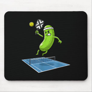 Tapis De Souris Joueur de pickleball en colère sur le terrain grap