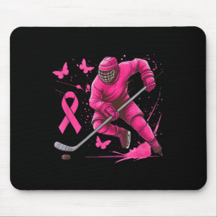 Tapis De Souris Joueur de sensibilisation au cancer du sein de hoc