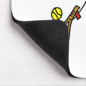 Tapis De Souris Joueur de tennis de garçon Mousepad (Coin)