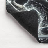 Tapis De Souris Joueur de tennis néon dynamique (Coin)