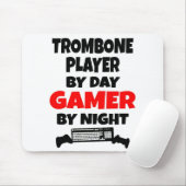 Tapis De Souris Joueur de trombone de Gamer (Avec souris)