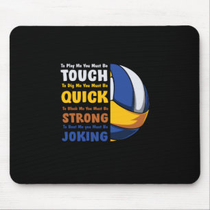 Tapis De Souris Joueur de volley-ball Vous Devez Être Forts