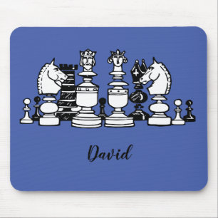 Tapis De Souris Joueur d'échecs