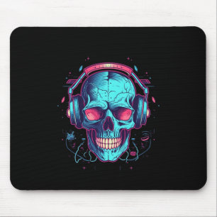 Tapis De Souris Joueur Halloween Costume crâne Jeu vidéo