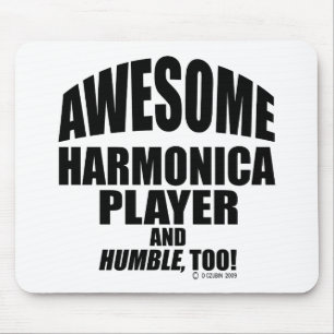 Tapis De Souris Joueur impressionnant d'harmonica