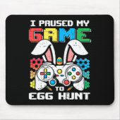 Tapis De Souris Joueur Pâques Jour Toddler Garçon J'Ai Interrompu (Devant)