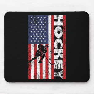 Tapis De Souris Joueur Patriotique Usa 4 Juillet Drapeau Américain