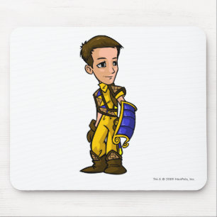 Tapis De Souris Joueur perdu de personnel de désert de dirigeable