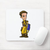 Tapis De Souris Joueur perdu de personnel de désert de dirigeables (Avec souris)