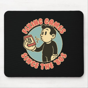 Tapis De Souris Joueur Rétro Manette Vintage Jeux Hommes Femmes Ki