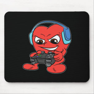 Tapis De Souris Joueur Valentines Jour mignon jeu vidéo Gaming Lov
