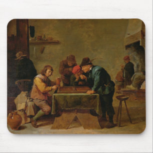 Tapis De Souris Joueurs de backgammon, c.1640-45