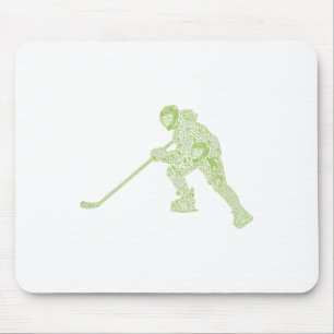 Tapis De Souris Joueurs de hockey Fans de jeunesse Amoureux de hoc