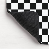 Tapis De Souris Joueurs d'échecs noir et blanc (Coin)