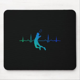 Tapis De Souris Joueuse de squash femmes hommes badminton Shuttle