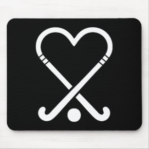 Tapis De Souris Joueuses de hockey sur gazon mignonnes adorent le