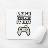 Tapis De Souris Jouons-le comme un jeu (Avec souris)