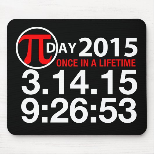 Tapis De Souris Jour 2015 de pi (Devant)