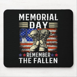 Tapis De Souris Jour commémoratif Souvenez-vous des anciens combat
