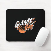 Tapis De Souris Jour de jeu Motivation Basketball dire (Avec souris)