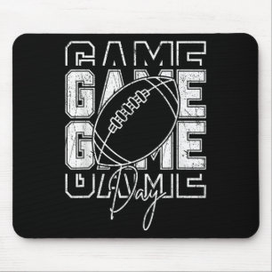 Tapis De Souris Jour de jeu vintage Football Funny Gameday Team Sp