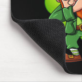 Tapis De Souris Jour de la Saint Patrick Dabbing Leprechaun Clover (Coin)