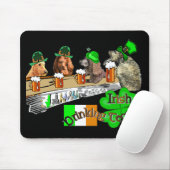 Tapis De Souris Jour de la Saint Patrick de l'équipe de boisson ir (Avec souris)