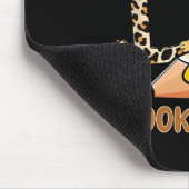 Tapis De Souris Jour De L'École Librairie Leopard Flowers Enseigna (Coin)