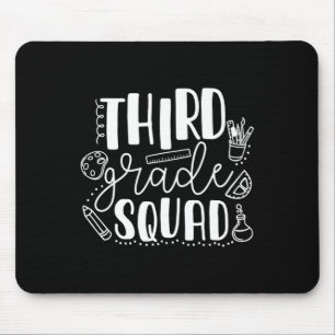 Tapis De Souris Jour De L'École Troisième Classe Enseignant D'Équi