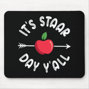 Tapis De Souris Jour de l'étoile Yall Texas Jour de l'épreuve