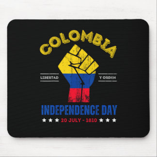 Tapis De Souris Jour de l'indépendance 1810 République de Colombie