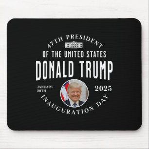 Tapis De Souris Jour de l'investiture du président Trump 2025 Mémo