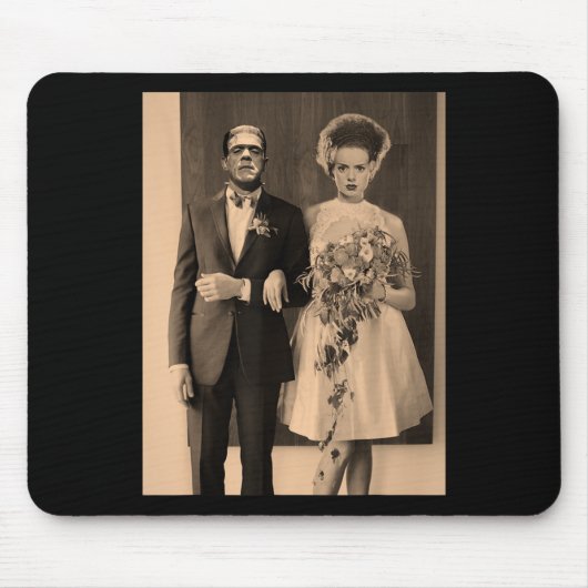 Tapis De Souris Jour de mariage Dapper Frankenstein - Monster Hall (Devant)