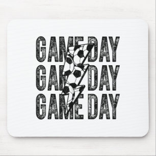 Tapis De Souris Jour de match de football éclair maman foot papa g
