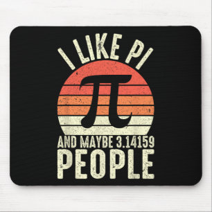 Tapis De Souris Jour de Pi 3.14 Symbole Pi - J'aime Pi et peut-êtr