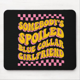 Tapis De Souris Jour des Mères Super de la petite amie de collier