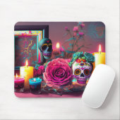 Tapis De Souris Jour des morts (Avec souris)